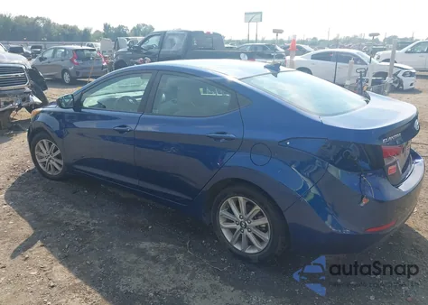 2016 Hyundai Elantra Se z USA, uszkodzony, nr VIN 5NPDH4AE6GH673366